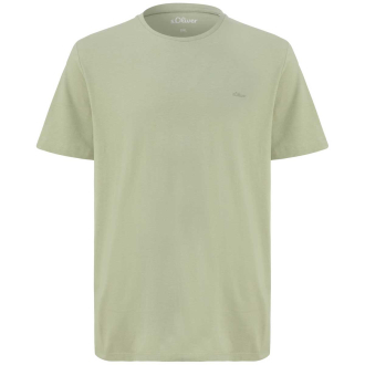 T-Shirt mit Logo-Print grün_7802/60 | 3XL