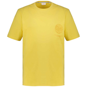 T-Shirt mit Stickerei gelb_13D2 | 3XL