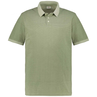 Poloshirt mit Allover-Print grün_78A5 | 3XL