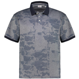 Poloshirt mit Elasthan blau_59A9 | 3XL