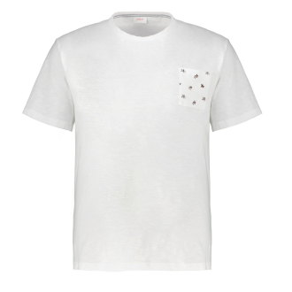 T-Shirt aus Baumwolle weiß_01A1 | 3XL