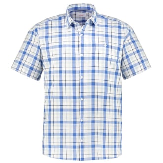 Kariertes Freizeithemd blau/grau_58N2 | 3XL