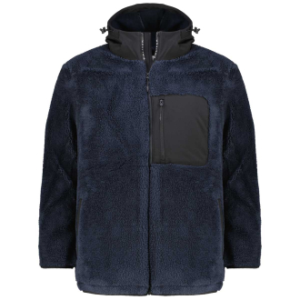 Teddyfell-Jacke blau_5978 | 4XL