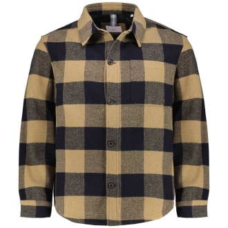 Karierte Hemdjacke dunkelblau_59N2 | 3XL