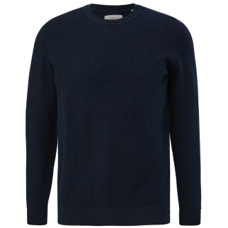 Pullover im Struckturstrick blau_5978 | 3XL