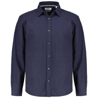 Freizeithemd aus Baumwoll-Flanell blau_59W1 | 3XL