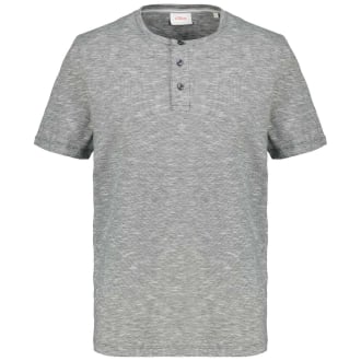 T-Shirt mit Serafinokragen grau_79G2 | 3XL