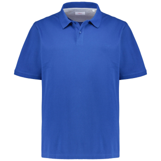 Poloshirt mit Label-Stickerei blau_5620 | 3XL