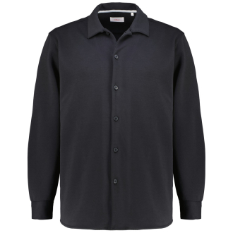 Overshirt aus Stretch-Jersey schwarz_9999 | 3XL