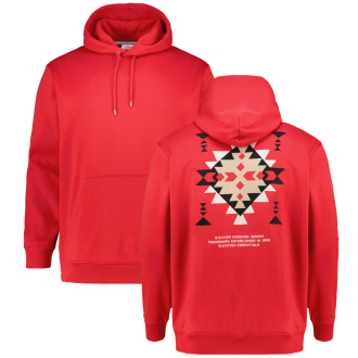 Hoodie mit Stickerei rot_31D1 | 3XL