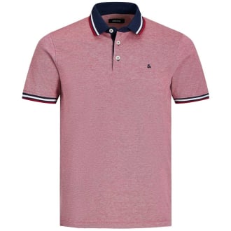 Poloshirt mit Kontrastdetails rot_RIO RED/PS | 3XL