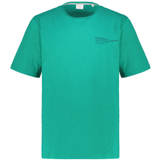 T-Shirt mit Logo-Print grün_76W1 | 3XL