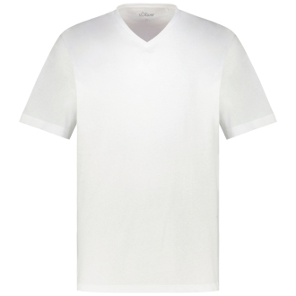 T-Shirt aus Baumwolle weiß_0100 | 3XL