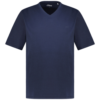T-Shirt aus Baumwolle blau_5978 | 4XL