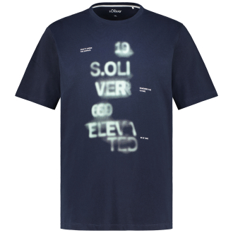 T-Shirt mit Print dunkelblau_59D1 | 3XL
