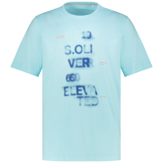 T-Shirt mit Print türkis_60D1 | 3XL