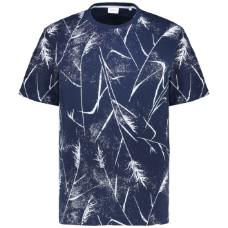 T-Shirt mit Allover-Print blau_59A3 | 3XL