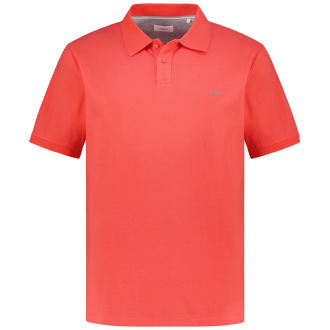 Poloshirt aus Baumwolle korallrot_2507 | 3XL