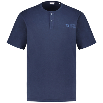 T-Shirt mit Serafinokragen blau_5978 | 3XL
