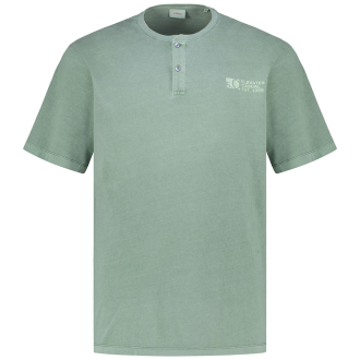 T-Shirt mit Serafinokragen grün_7814 | 5XL