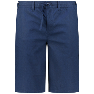 Chino-Shorts aus Leinenmischung blau_5978 | W42