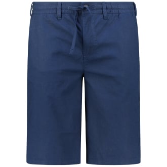 Chino-Shorts aus Leinenmischung blau_5978 | W44