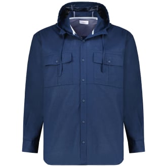 Overshirt aus Leinenmischung blau_5978 | 3XL