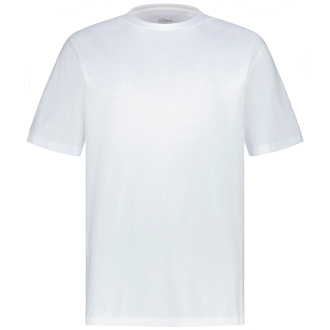 T-Shirt aus Baumwolle weiß_0100 | 3XL