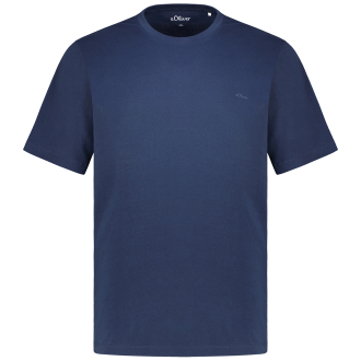 T-Shirt aus Baumwolle blau_5978 | 3XL