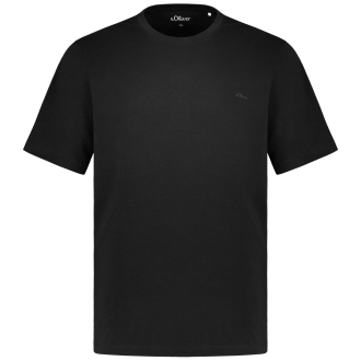 T-Shirt aus Baumwolle schwarz_9999 | 3XL