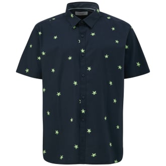 Freizeithemd mit Elasthan blau_59A3 | XXL