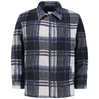 Freizeitjacke aus Wollmischung blau_59N8 | 4XL