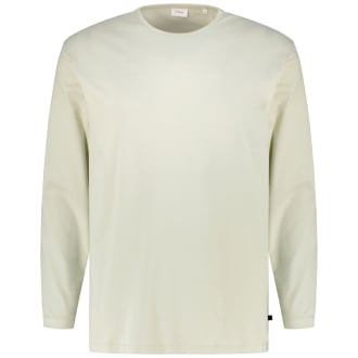 Longsleeve aus Baumwolle beige_8065 | 5XL