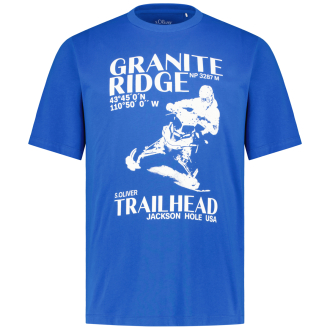 T-Shirt mit Print blau_55D1 | 3XL