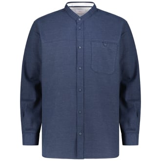 Freizeithemd aus Baumwolle blau_59M1 | 3XL