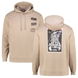 Hoodie mit Star Wars Print braun_83D3 | 4XL