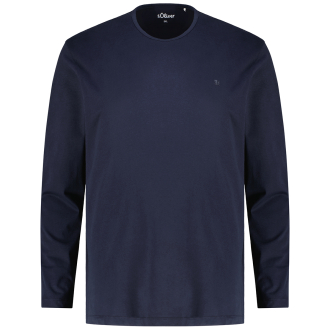 Basic-Longsleeve blau_5978 | 3XL