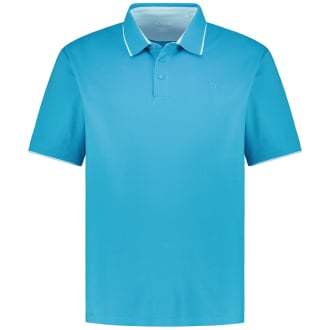 Poloshirt mit Stretch türkis_6259 | 4XL