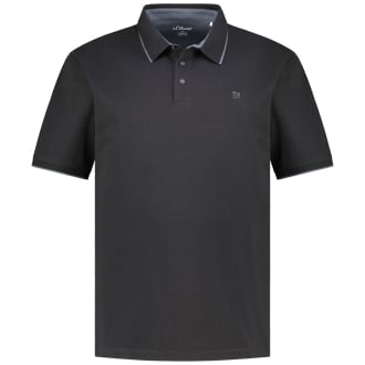 Poloshirt mit Stretch schwarz_9999 | 4XL
