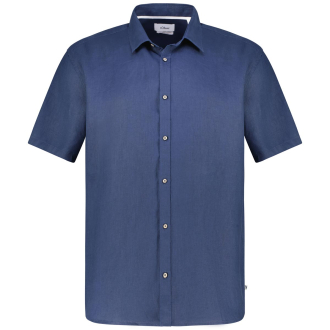 Freizeithemd aus Leinen blau_5852 | 3XL