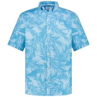Freizeithemd aus Leinen blau_62A1 | 3XL