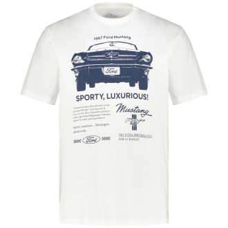 T-Shirt "Ford Mustang"-Kollektion weiß_01D3 | 5XL