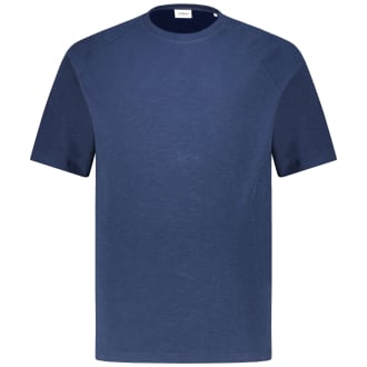 T-Shirt aus Baumwolle blau_5852 | 3XL
