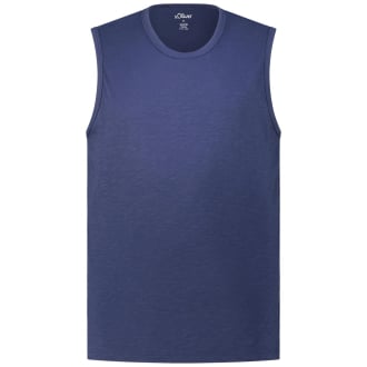 Tanktop aus Baumwolle blau_5852 | 3XL