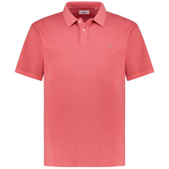 Basic-Poloshirt korallrot_4291 | 3XL