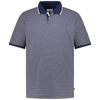 Poloshirt mit Elasthan blau_58A0 | 3XL