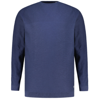 Strickpullover aus Baumwolle blau_5852 | 3XL