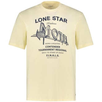 T-Shirt mit Print gelb_12D1 | 3XL