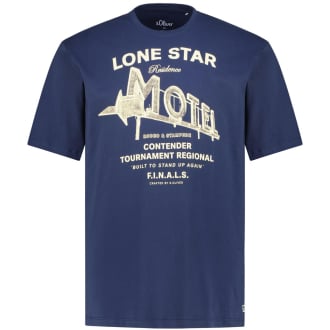 T-Shirt mit Print blau_58D1 | 3XL