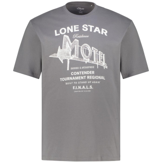 T-Shirt mit Print grau_94D1 | 3XL